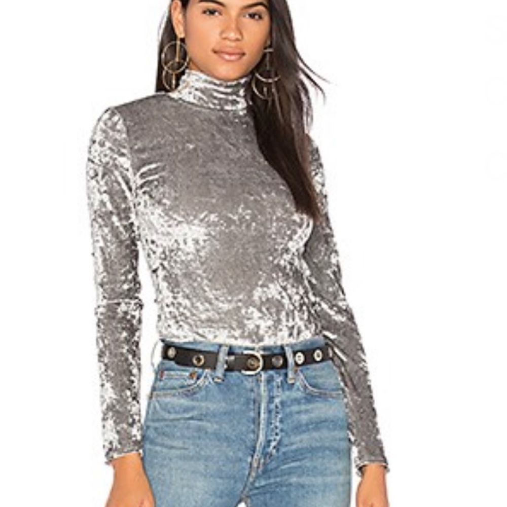 Central Park West Ocean Drive Velvet Bodysuit